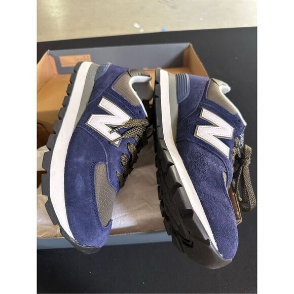 New New Balance 574 Classics Blue Green Sneakers ML574DZN - Picture 4 of 6